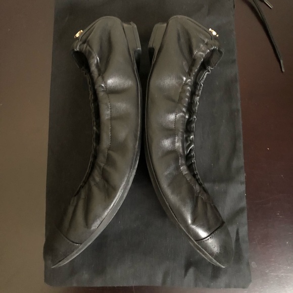 Chanel Classic Cap-toe Stretch Ballet Flats 37.5 - Picture 5 of 7